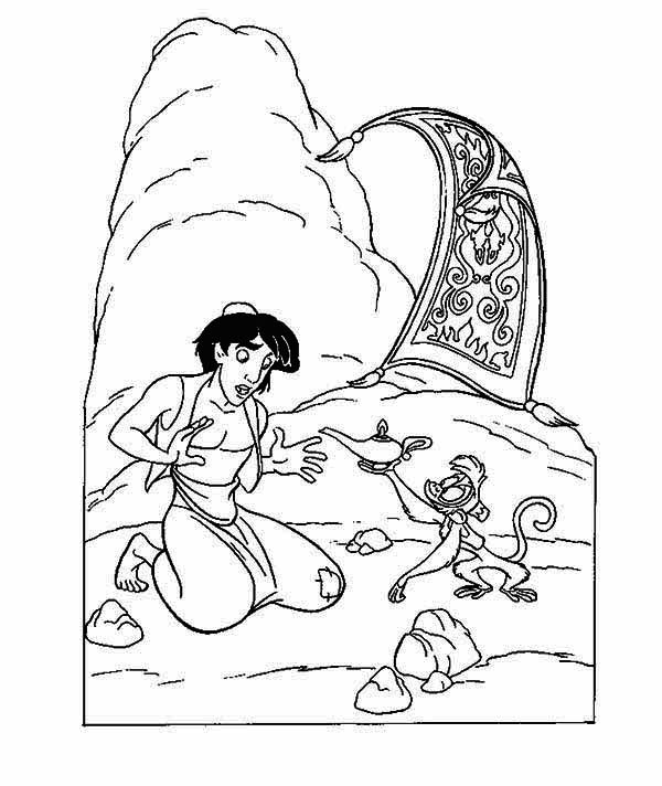 Magic Lamp Coloring Pages at GetColorings.com | Free printable ...