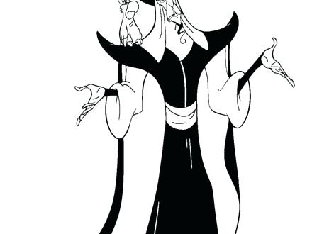 Jafar Coloring Pages The Genie From The Magic Lamp Coloring Page 440x330 Jafar Coloring Pages The Genie From The Magic Lamp Coloring Page