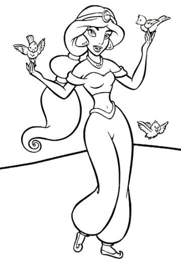 Jasmine Colouring Pages And The Magic Lamp Coloring Baby Murs 360x525 Jasmine Colouring Pages And The Magic Lamp Coloring Baby Murs