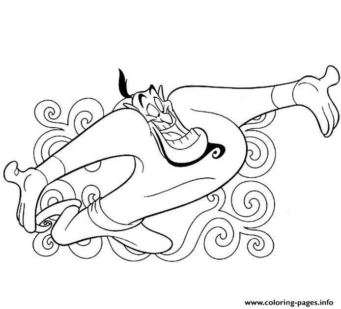 The Genie From The Magic Lamp Disney Coloring Pagese4d4 Coloring 694x629 The Genie From The Magic Lamp Disney Coloring Pagese4d4 Coloring