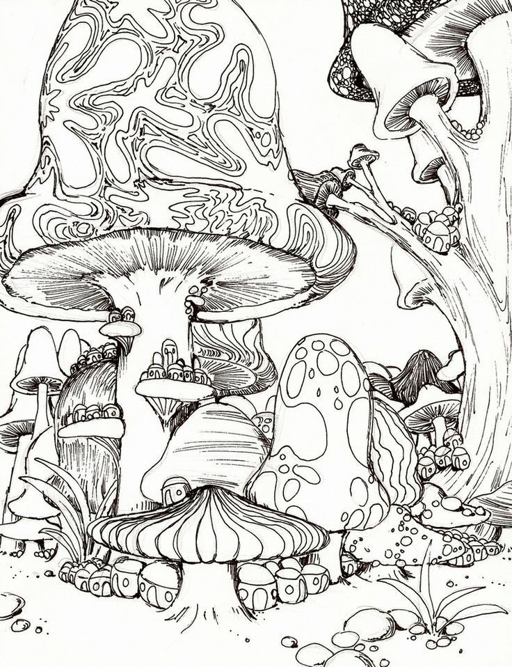 Psychedelic Mushroom Coloring Pages Psychedelic Mushroom C 736x958 Psychedelic Mushroom Coloring Pages Psychedelic Mushroom C