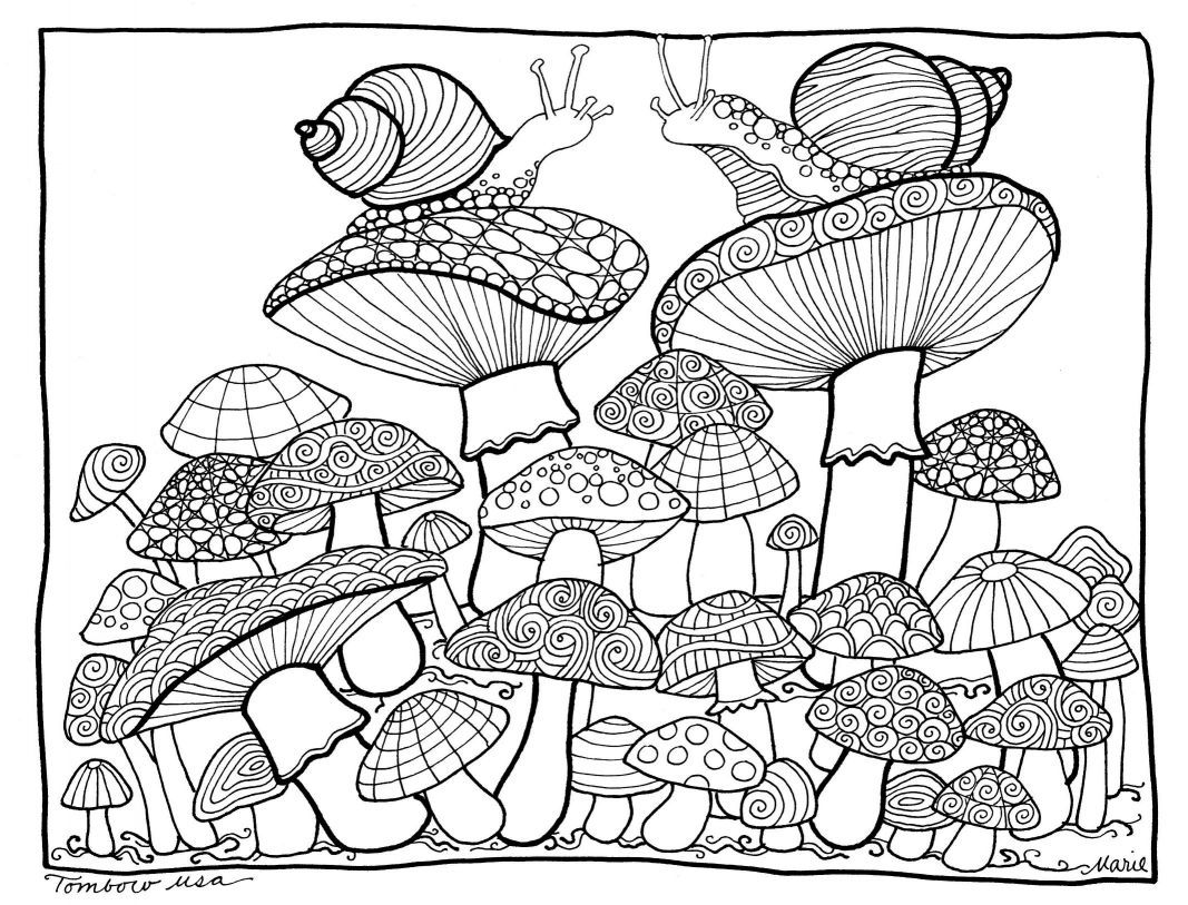 Astonishing Psychedelic Mushroom Coloring Pages Printable 1067x813 Astonishing Psychedelic Mushroom Coloring Pages Printable