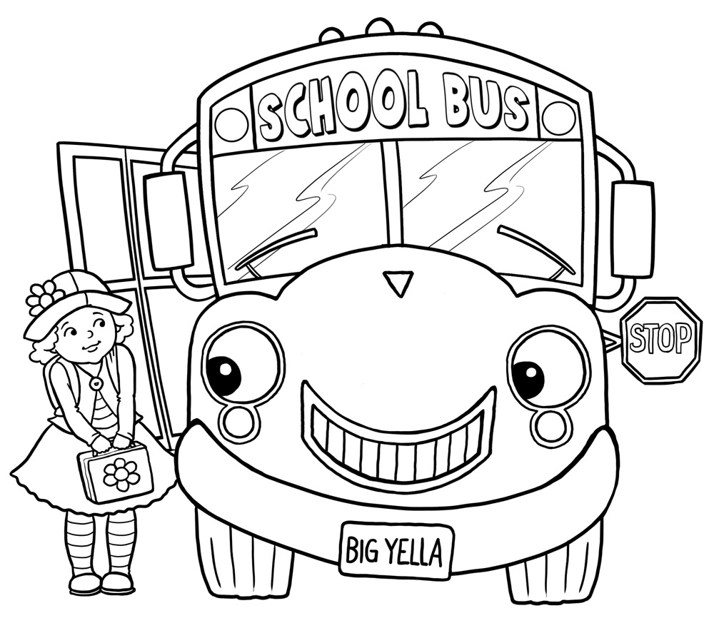 Free Printable School Bus Coloring Pages For Kids 1000x894 Free Printable School Bus Coloring Pages For Kids