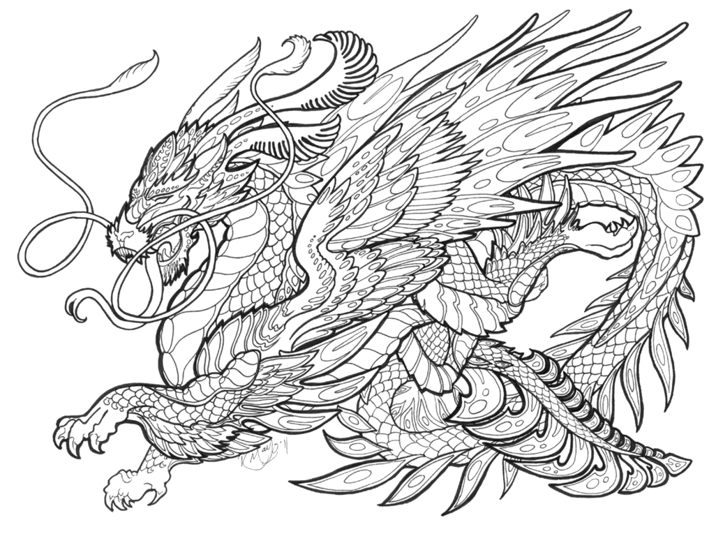 1026x778 Mythological Creatures Coloring Pages Download And Print For Free