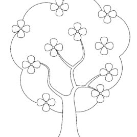 Spring Tree Coloring Pages Site About Children Spring Tree 268x268 Spring Tree Coloring Pages Site About Children Spring Tree
