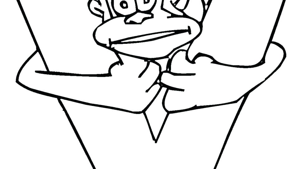 960x544 Letter V Coloring Page Alphabet Letter V Coloring Page Free