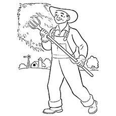 230x230 Mail Carrier Coloring Page Worksheets, Community Helpers