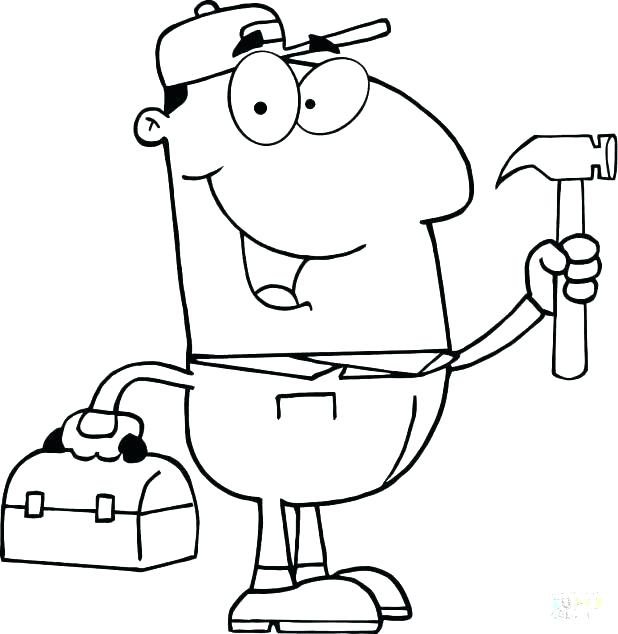 618x634 Mail Carrier Coloring Pages Page Envelope