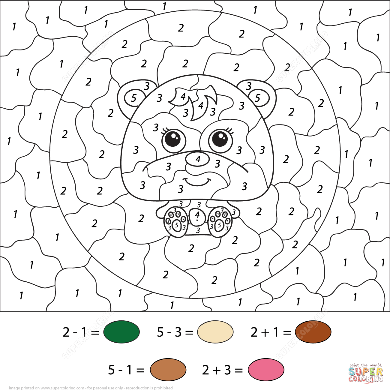 Color By Number Coloring Pages 1300x1300 Color By Number Coloring Pages