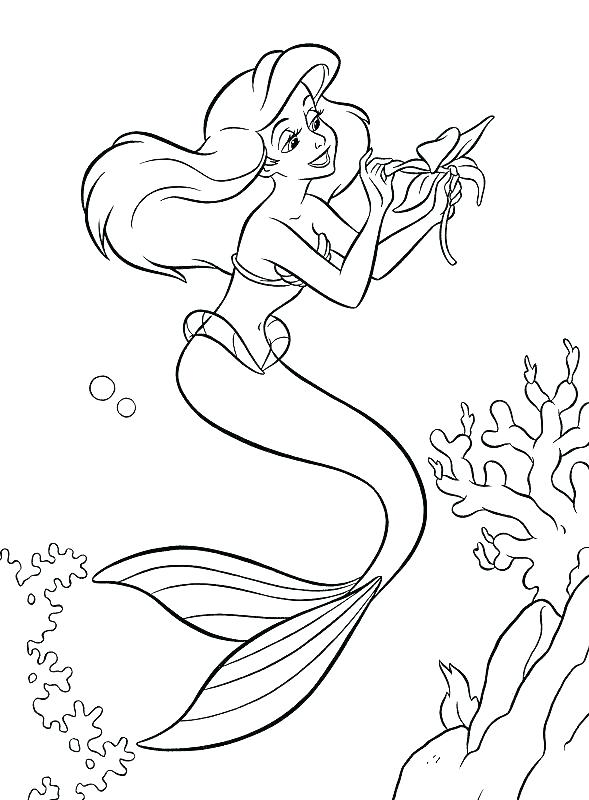 Mermaid Coloring Pages Online Mermaid Coloring Pages Online Make 589x800 Mermaid Coloring Pages Online Mermaid Coloring Pages Online Make