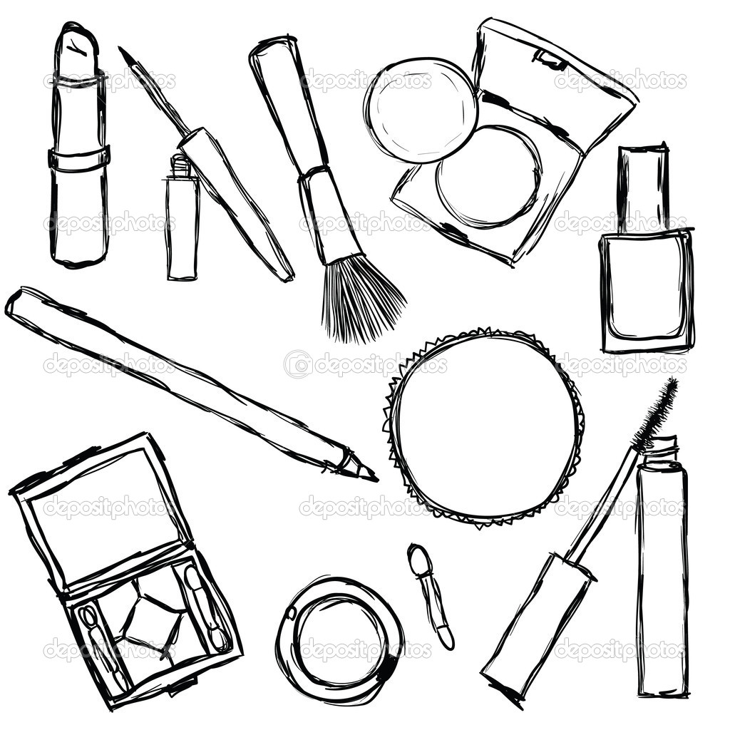 1024x1024 Makeup Coloring Pages Linefa Me