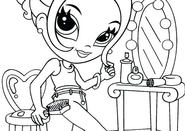 Makeup Coloring Pages To Print at GetColorings.com | Free printable ...