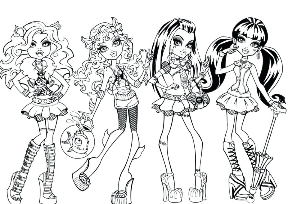 960x681 Descendants Coloring Pages Monster High Coloring Pages Descendants