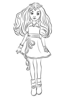 236x330 Mal Coloring Page Free Cartoon Series Coloring Pages
