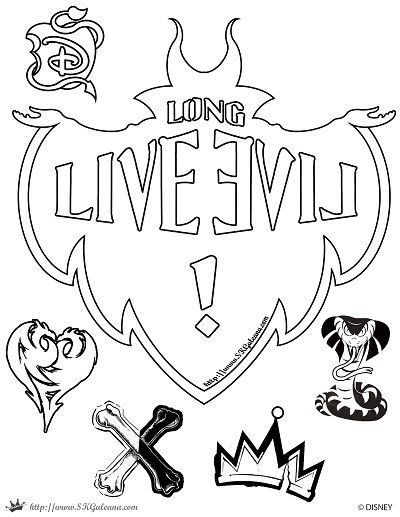 400x517 Descendants 2 Coloring Pages Mal Beautiful Free Disney Descendants