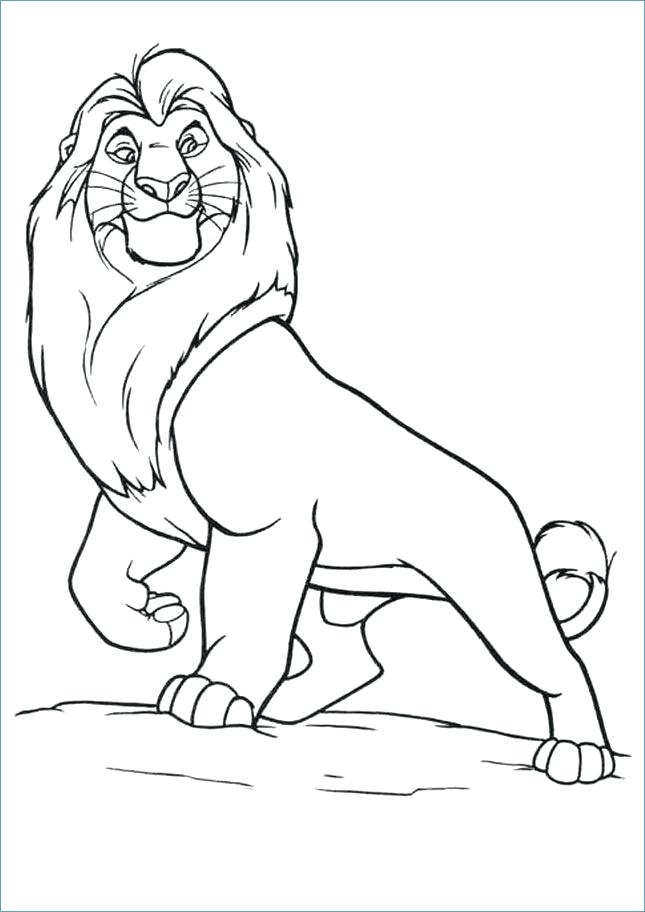 645x912 Free Printable Lion Coloring Pages Cartoon Male Lion Coloring Page