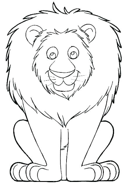 432x637 Coloring Pages Of A Lion Male Lion Coloring Page Lion Head