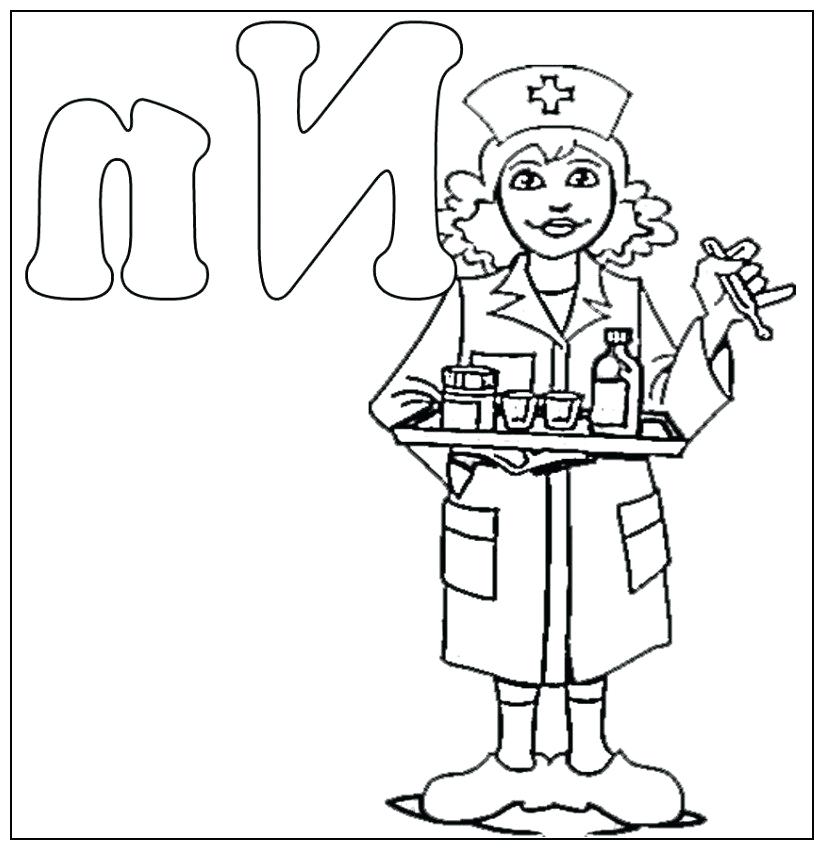 824x850 Nurse Coloring Pages Nurse Coloring Pages Also Female Doctor