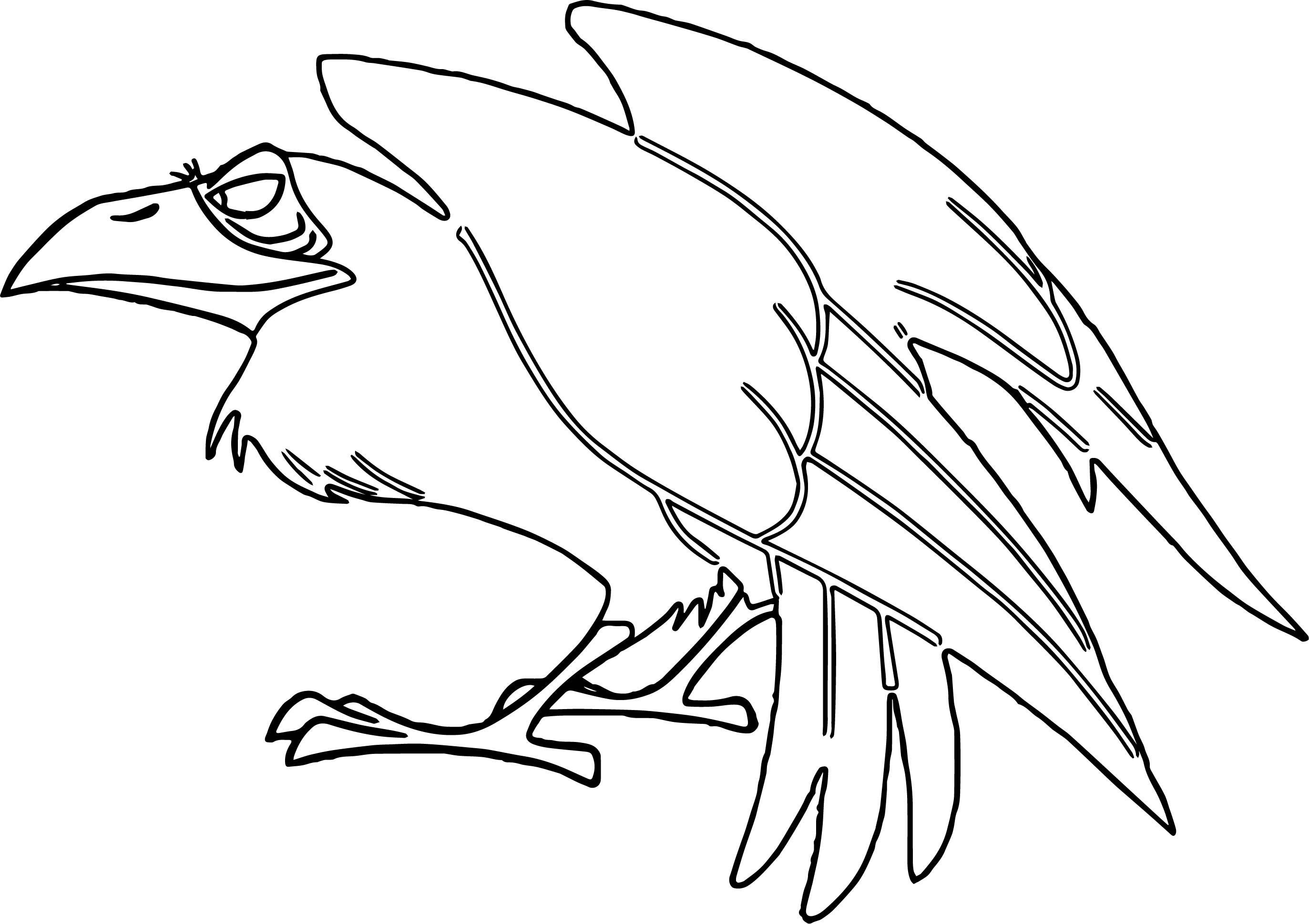 Crow Cartoon Aurora Maleficent Coloring Page Wecoloringpage 2746x1939 Crow Cartoon Aurora Maleficent Coloring Page Wecoloringpage