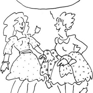 308x308 Fun Shopping Coloring Pages