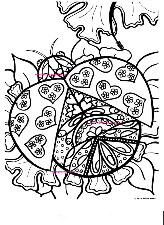 570x784 Coloring Page For Grown Ups