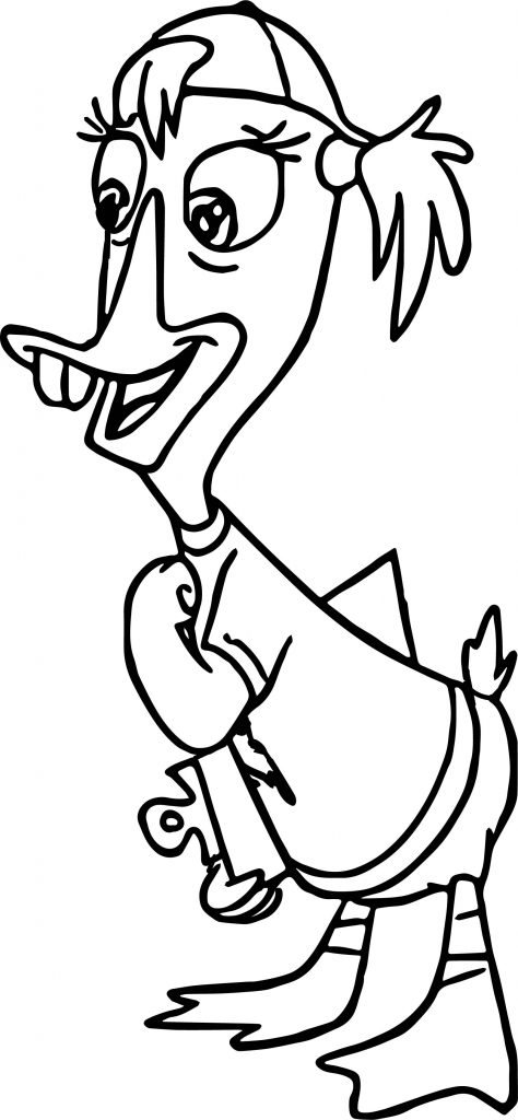 Chicken Little Baby Abby Mallard Coloring Page Wecoloringpage 474x1024 Chicken Little Baby Abby Mallard Coloring Page Wecoloringpage