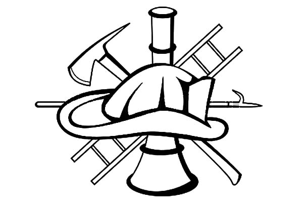 Fire Fighter Equipment Maltese Cross Coloring Pages Batch Coloring 600x427 Fire Fighter Equipment Maltese Cross Coloring Pages Batch Coloring