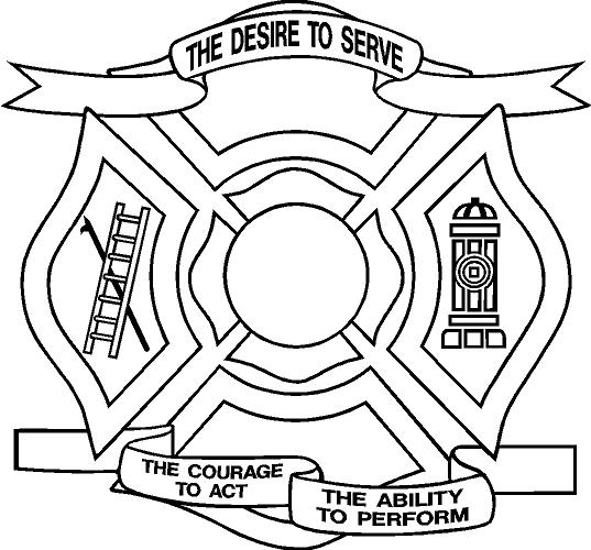 537x500 Fire Department Maltese Cross Fire Safty Maltese