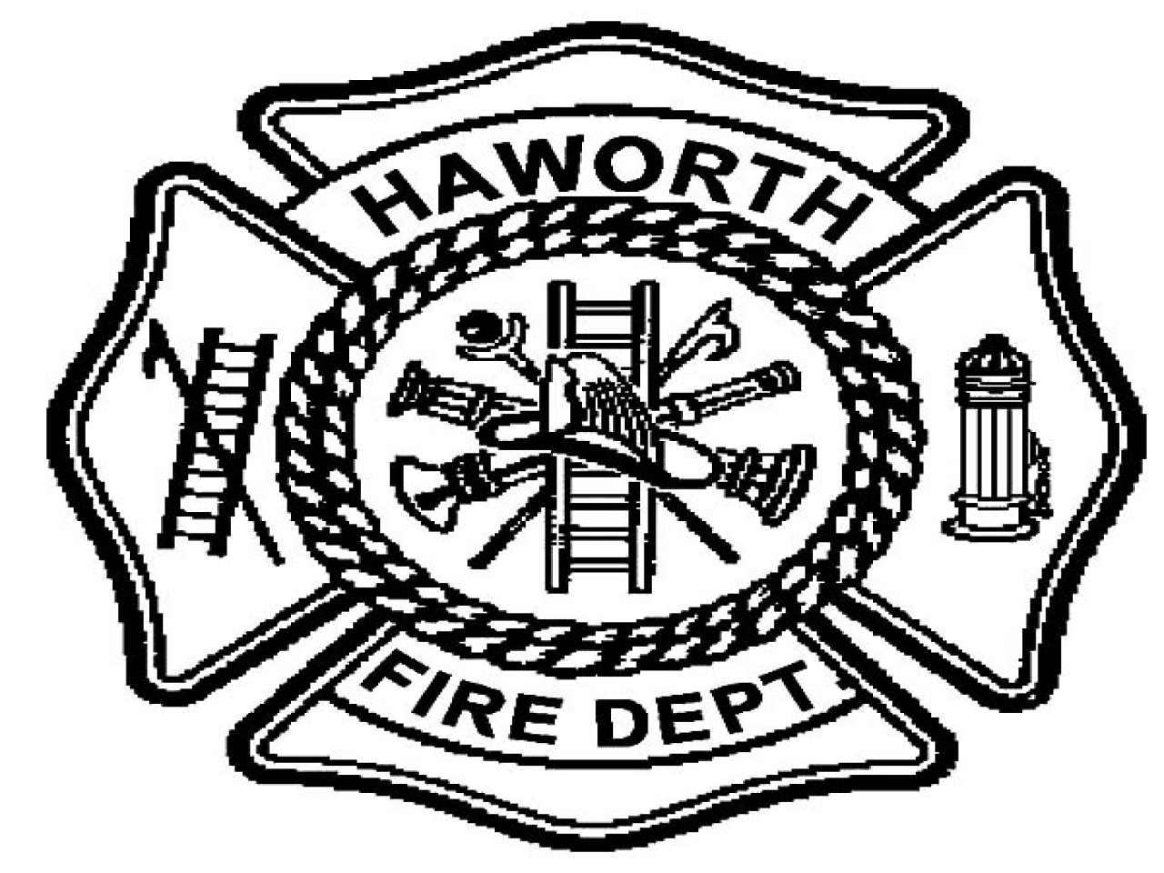 1280x960 Fire Dept Coloring Pages Haworth Maltese Cross
