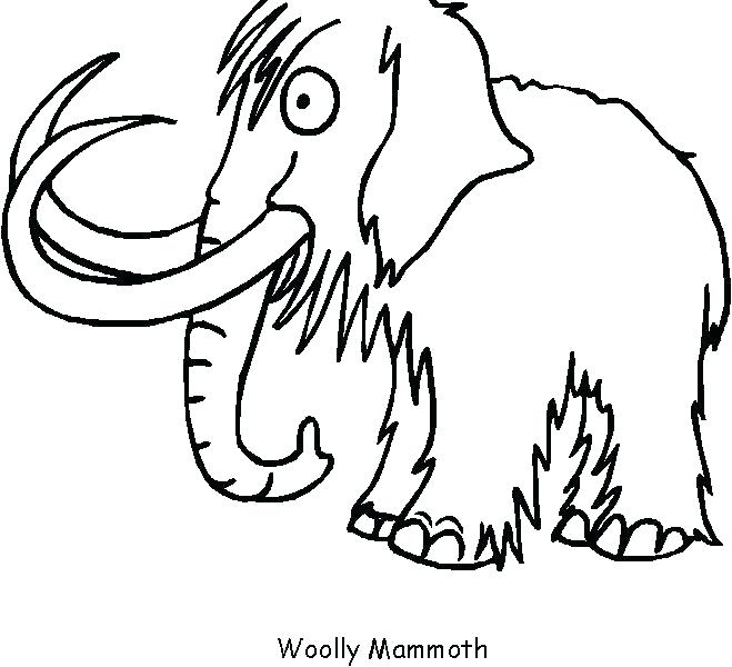 659x600 Wooly Mammoth Coloring Page Mammoth Coloring Page Luxury Mammoth