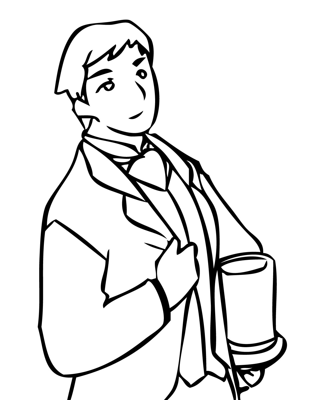 Best Man Coloring Page 1275x1650 Best Man Coloring Page