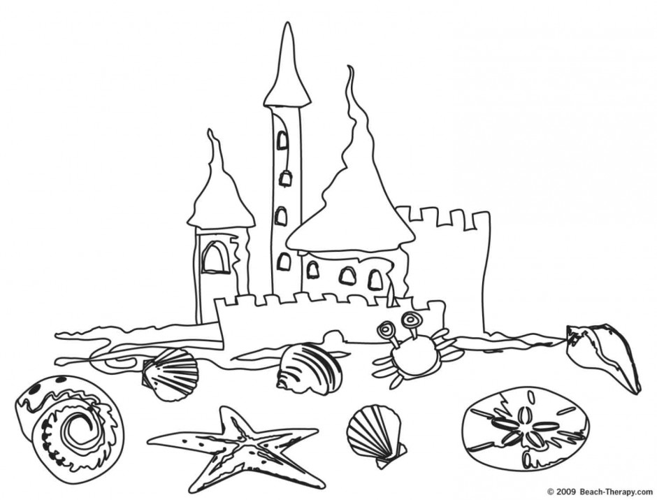 Sand Castle Coloring Pages Many Interesting Cliparts 940x715 Sand Castle Coloring Pages Many Interesting Cliparts