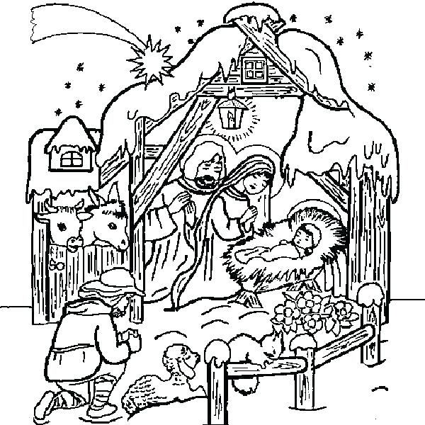 600x600 Manger Coloring Pages Manger Coloring Coloring Pages Manger Best