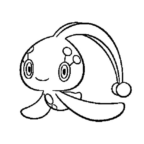 Manaphy Coloring Pages