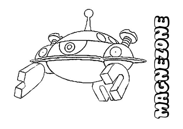 620x438 Magnezone Pokemon Coloring Page. More Electric Pokemon Coloring