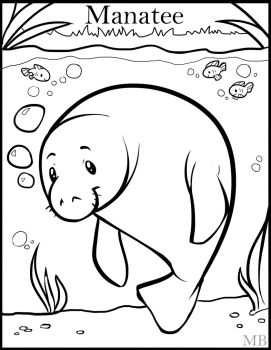 271x350 Manatee Coloring Amazing Manatee Coloring Page