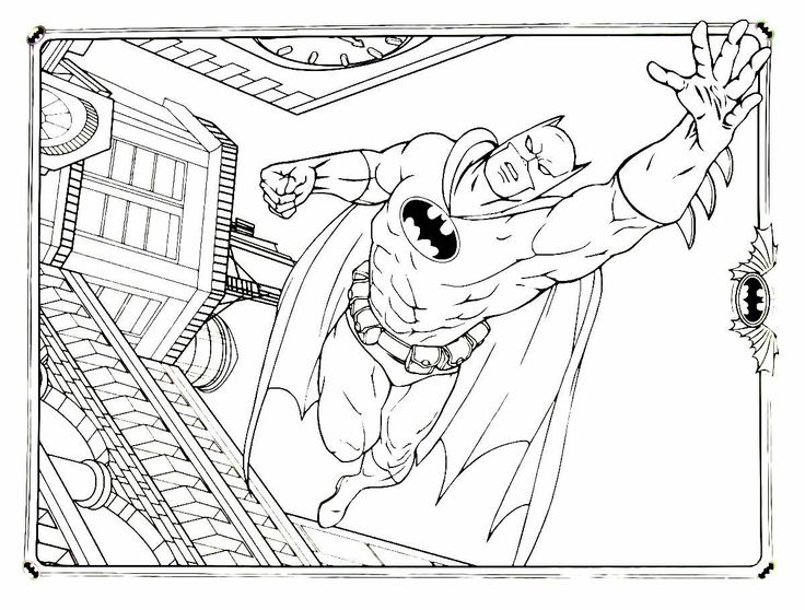 Manbat Coloring Pages