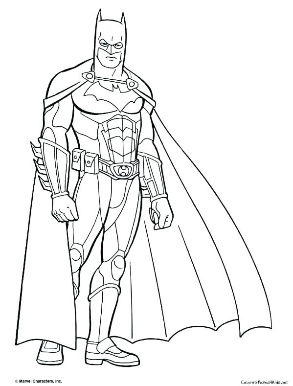 599x789 Batman Coloring Pages
