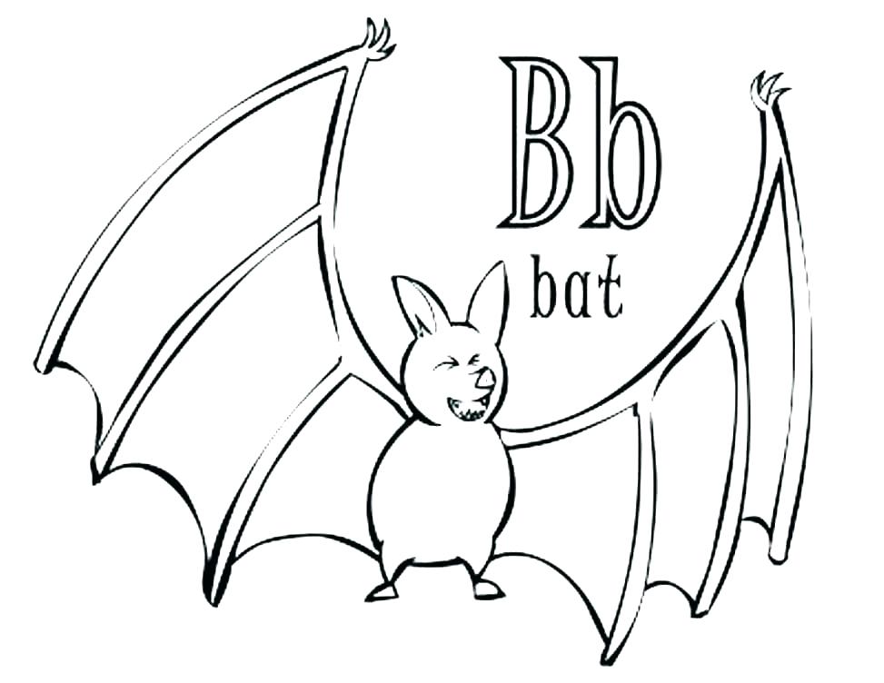 973x752 Bat Coloring Pages Letter B Is For Bat Coloring Page Batman