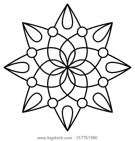 450x470 Easy Mandala Coloring Pages Easy Printable Mandala Coloring Pages