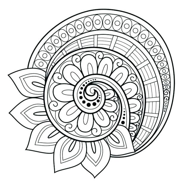 Mandala Coloring Pages Advanced Level Printable 618x632 Mandala Coloring Pages Advanced Level Printable