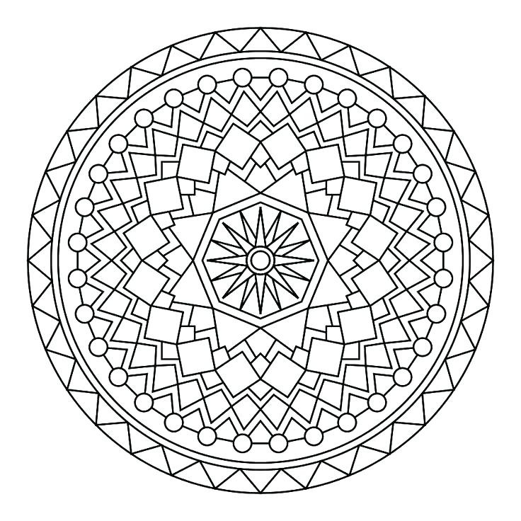 Mandala Coloring Pages Advanced Level at GetColorings.com | Free ...