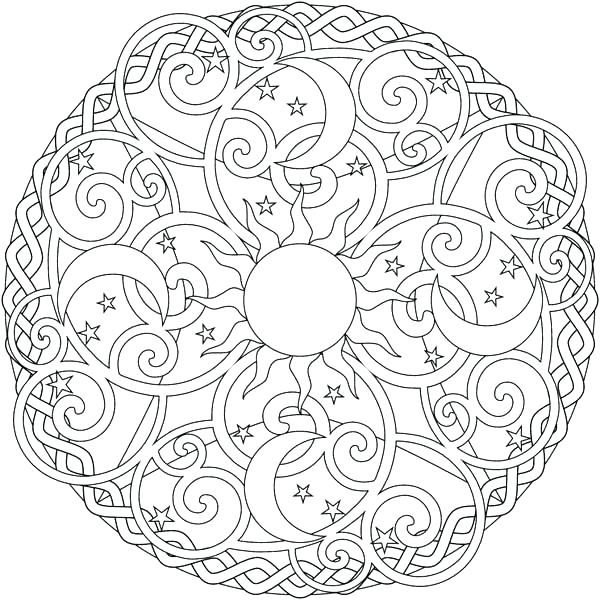 Mandala Coloring Pages Advanced Level Printable Mandalas Sun 600x600 Mandala Coloring Pages Advanced Level Printable Mandalas Sun