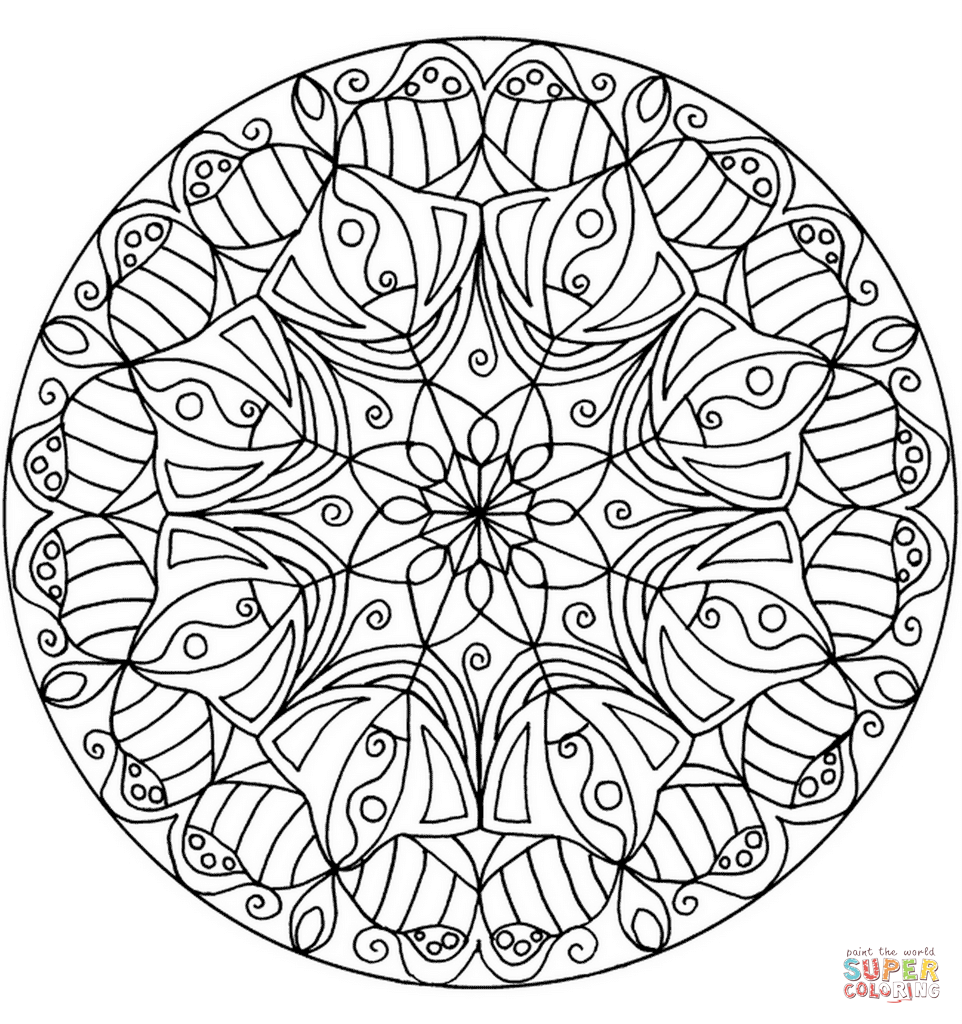 Mandala Coloring Pages Advanced Level Printable World Of New 962x1024 Mandala Coloring Pages Advanced Level Printable World Of New