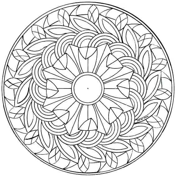 Advanced Mandala Coloring Pages Pdf Coloring Collection 562x563 Advanced Mandala Coloring Pages Pdf Coloring Collection