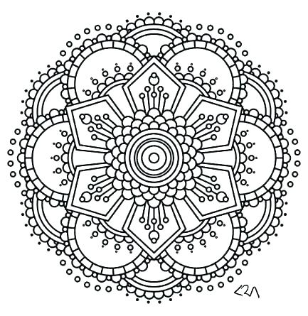 Mandala Coloring Pages Pdf 433x445 Mandala Coloring Pages Pdf