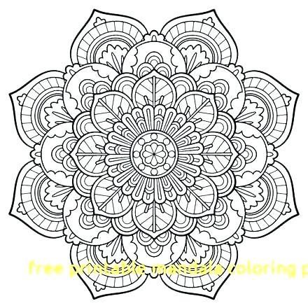 Mandalas To Color Free As Well As Personable Printable Mandalas 440x440 Mandalas To Color Free As Well As Personable Printable Mandalas