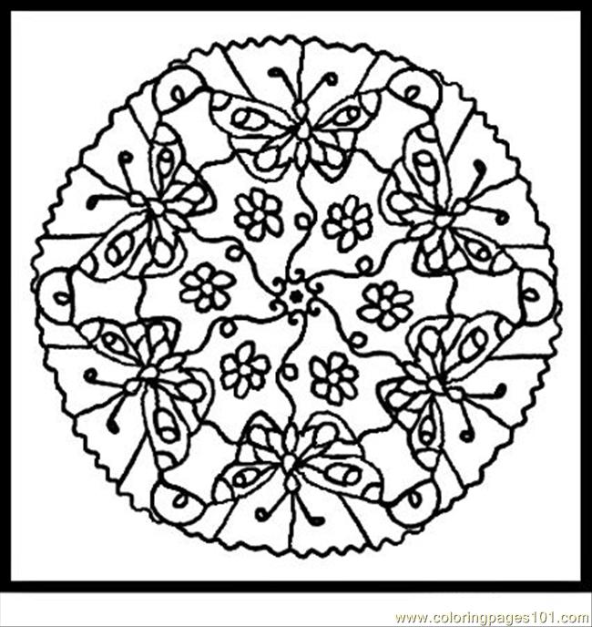 Free Butterfly Mandala Coloring Pages Mandalas To Color Free 650x688 Free Butterfly Mandala Coloring Pages Mandalas To Color Free