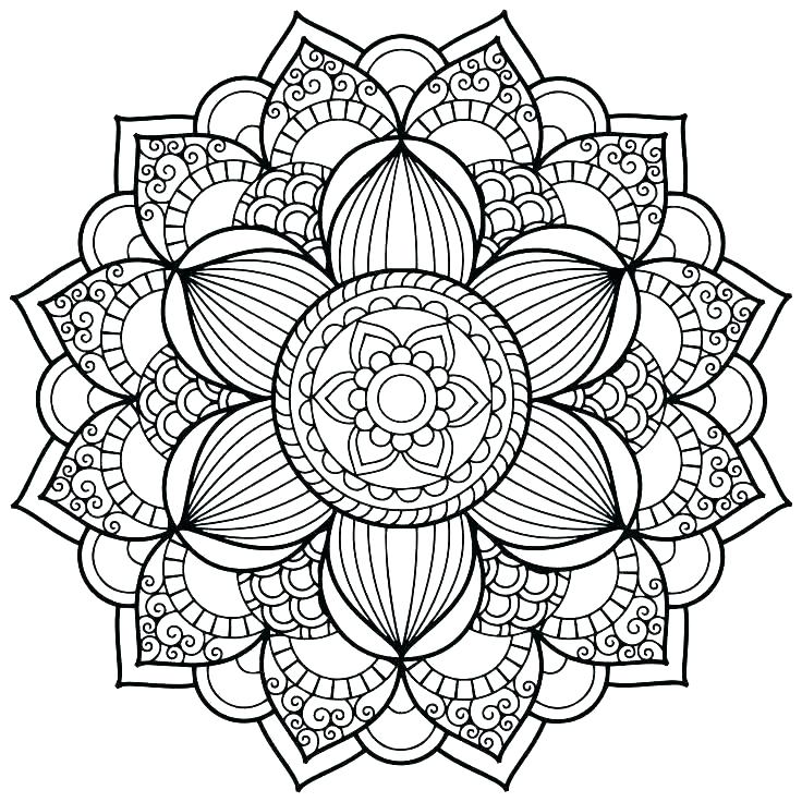 Color Pages Online Mandala Coloring Pages Online Throughout 736x736 Color Pages Online Mandala Coloring Pages Online Throughout