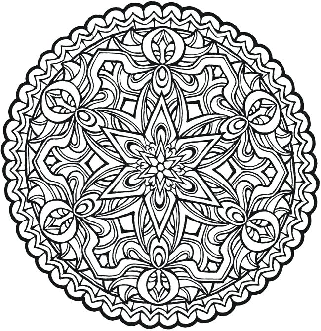 Mandala Coloring Pages Expert Level at GetColorings.com | Free ...